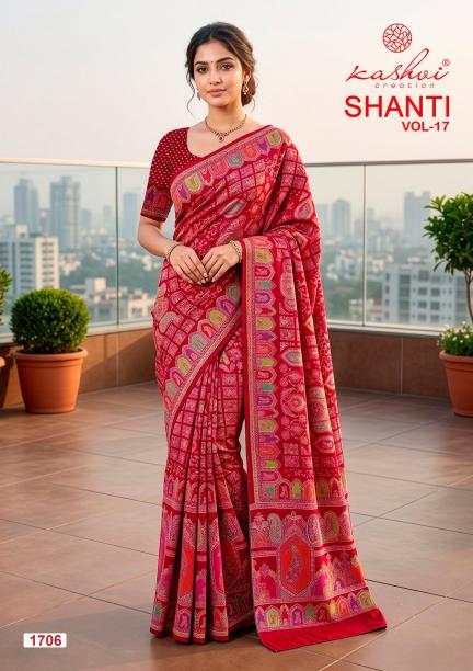 Kashvi shanti vol-17 saree wholesale market